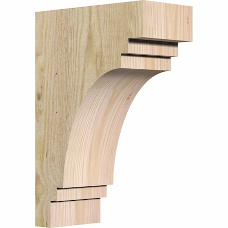 Ekena Millwork Pescadero Rough Sawn Corbel, Douglas Fir, 4"W x 8"D x 12"H COR04X08X12PEC00RDF